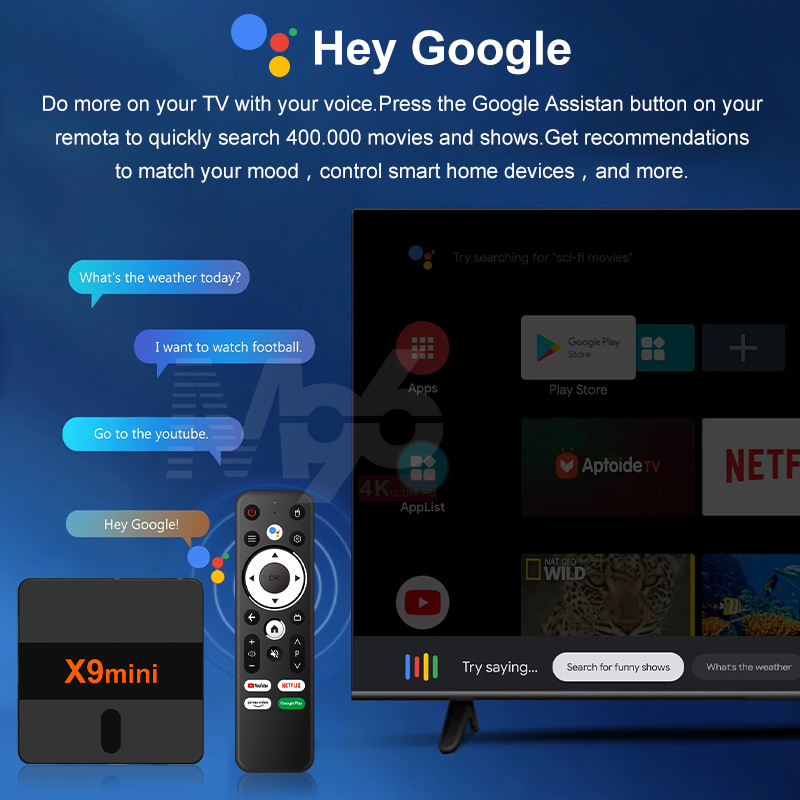 Jual Tripsky X9mini Android Tv Box 4K Stb Android Tv Box Android 14 Ram ...