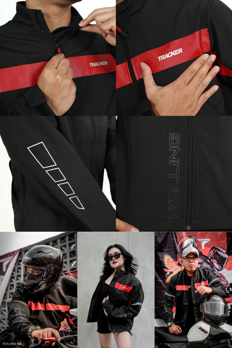 Jual Jaket Motor Pria Tracker Rolling | Shopee Indonesia