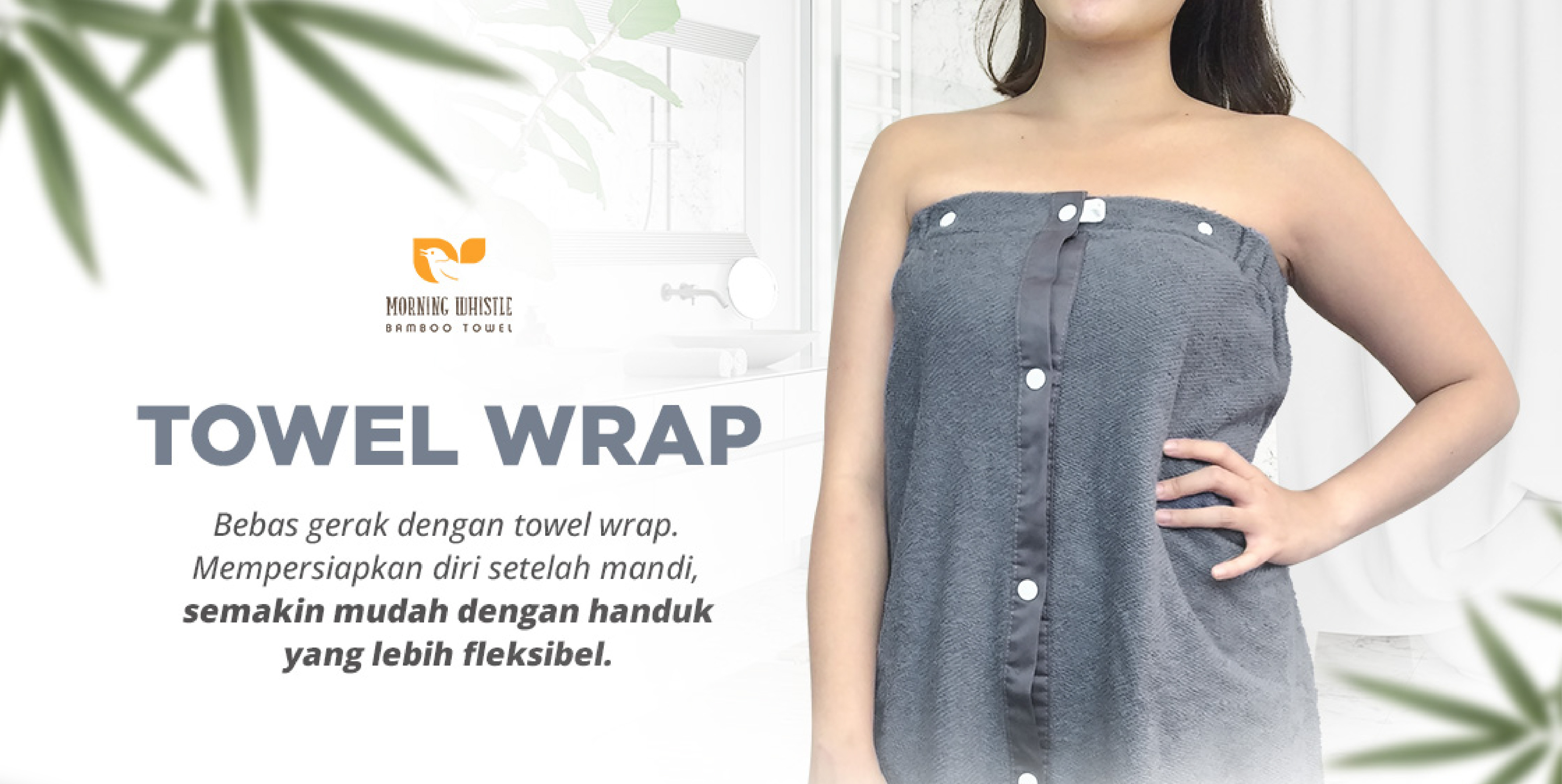 Jual Handuk Morning Whistle - Towel Wrap | Shopee Indonesia
