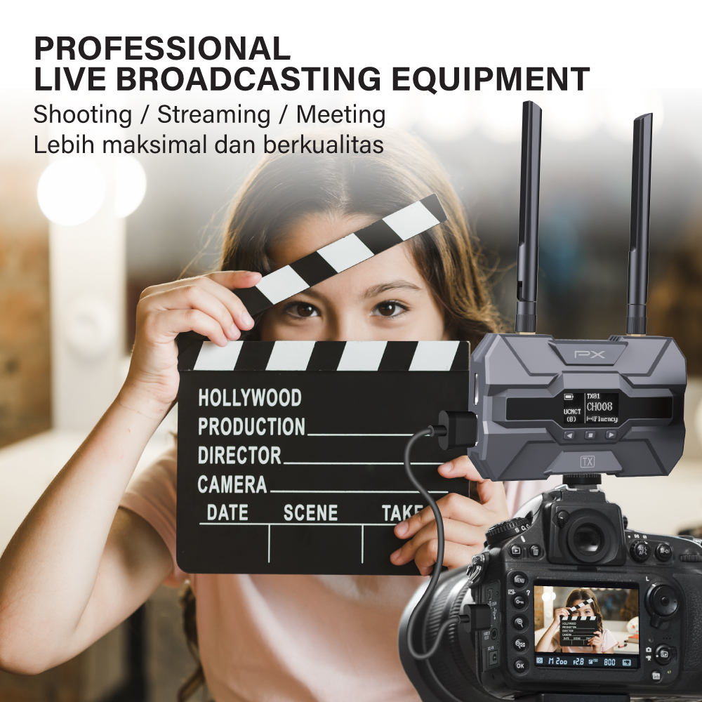 Jual Wireless Video Transmitter System Camera Receiver 200m PX WTR-20 ...