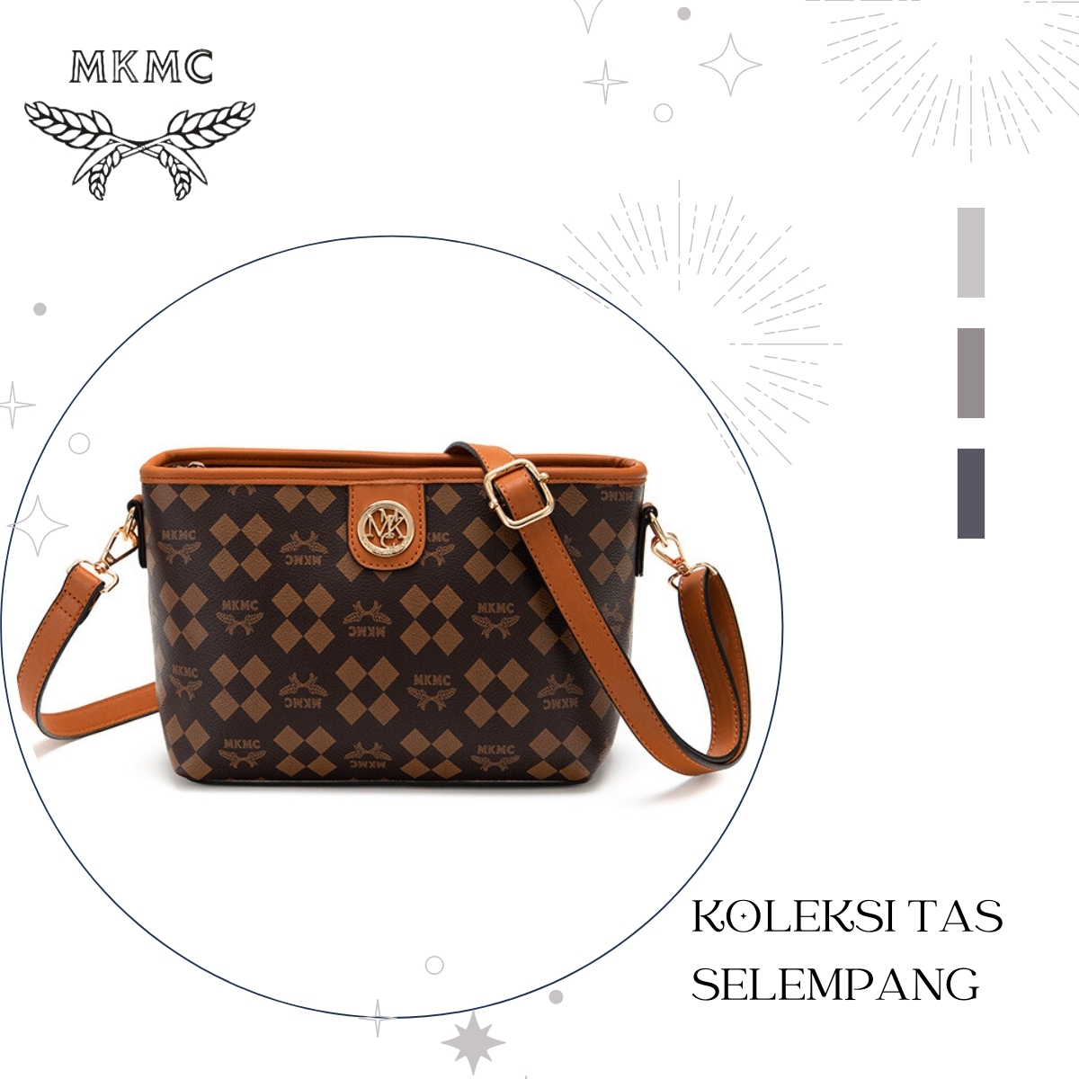 Jual MKMC Tas Selempang Wanita Terbaru Multifungsi Kekinian Fashion ...