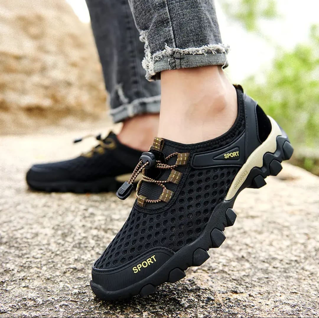 Jual Sepatu Pria Outdoor Sepatu Gunung Tahan Air COD Gratis Ongkir ...