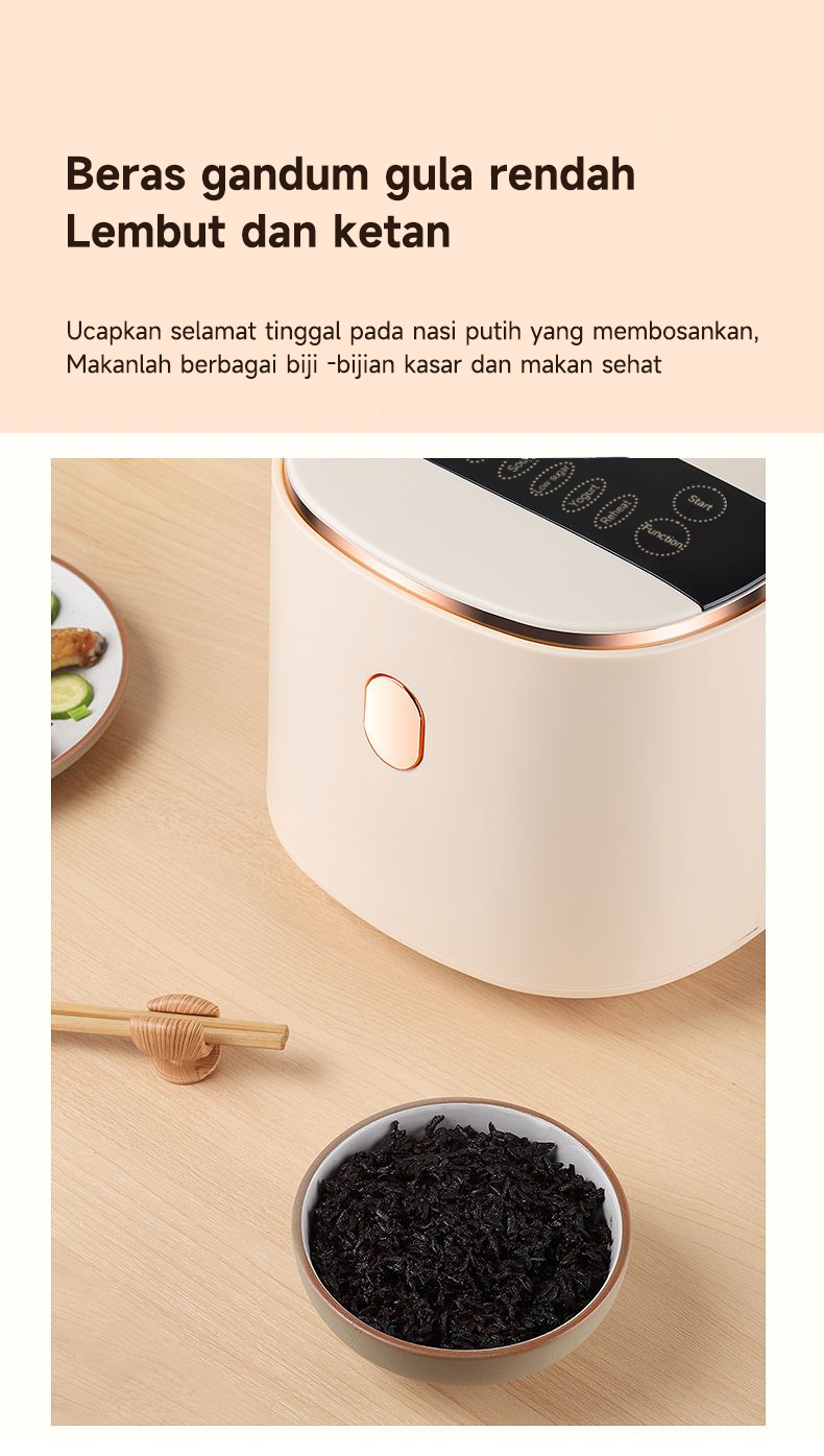 Jual MAIMEITE Rice Cooker Low Carbo Low Sugar Ceramic Coated Teflon ...