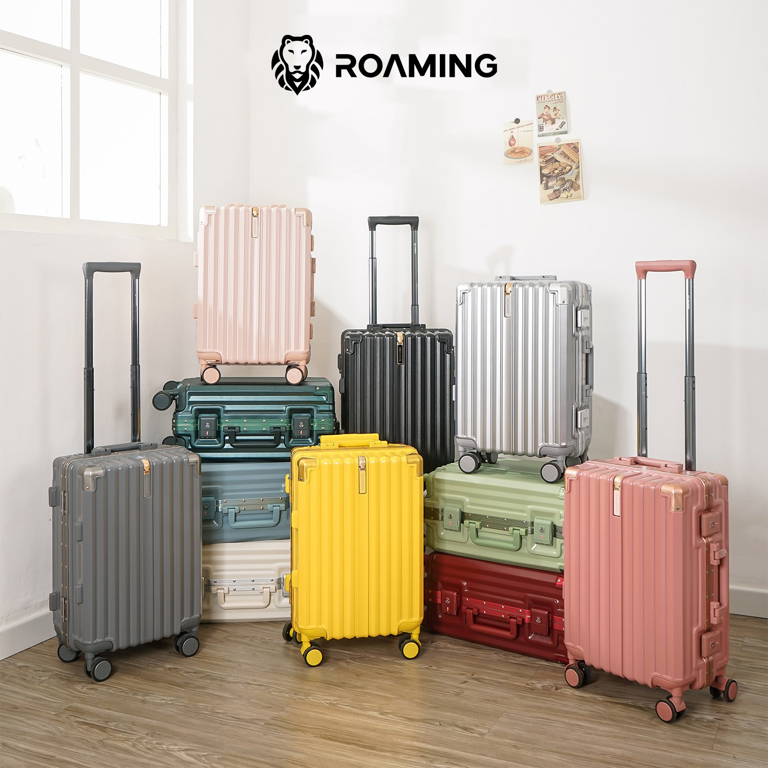 Jual [NEW ARRIVAL] Roaming Koper Size Kabin & Bagasi 20-28 inch R015 ...