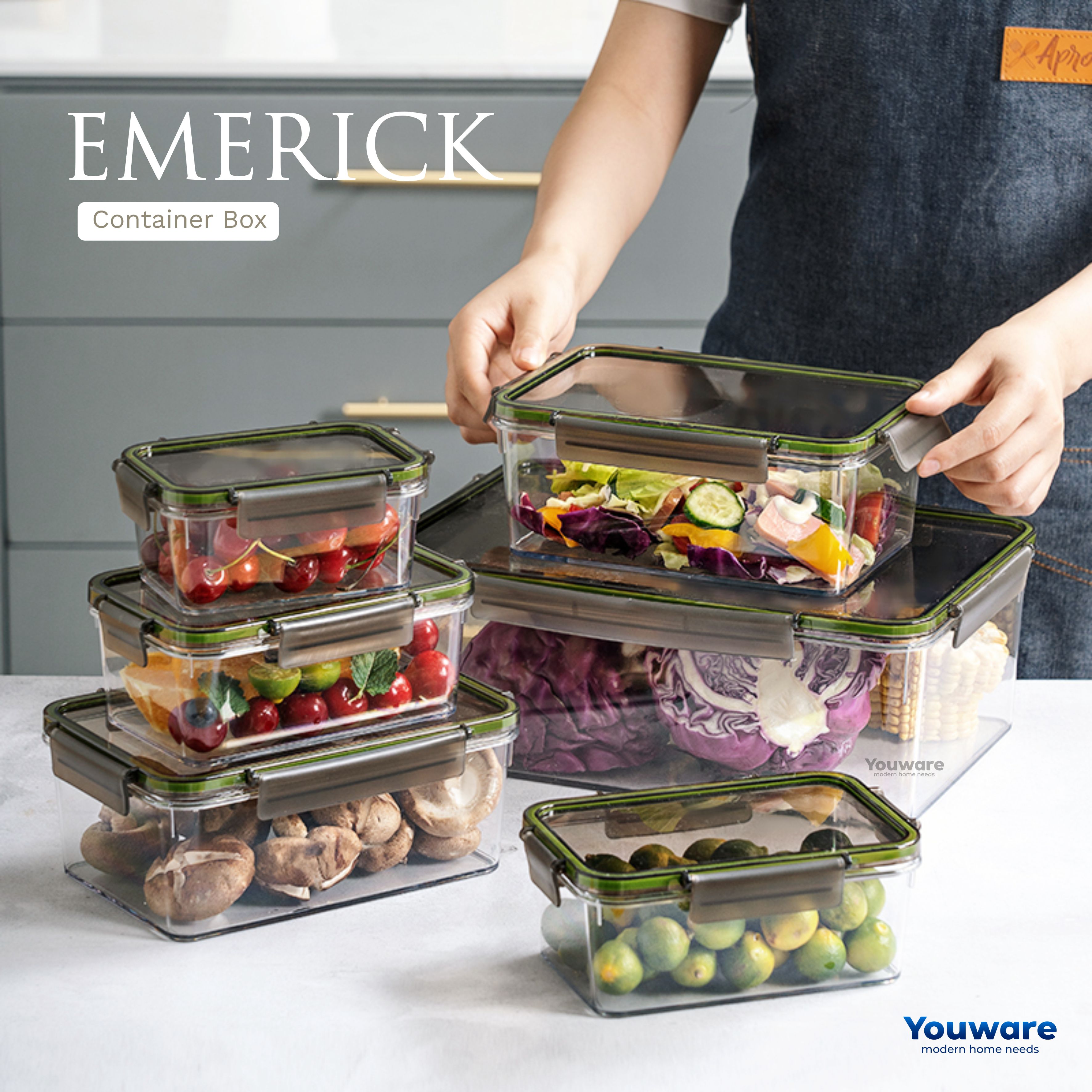 Jual Youware - Emerick Food Container Wadah Makanan Aesthetic / Tempat ...