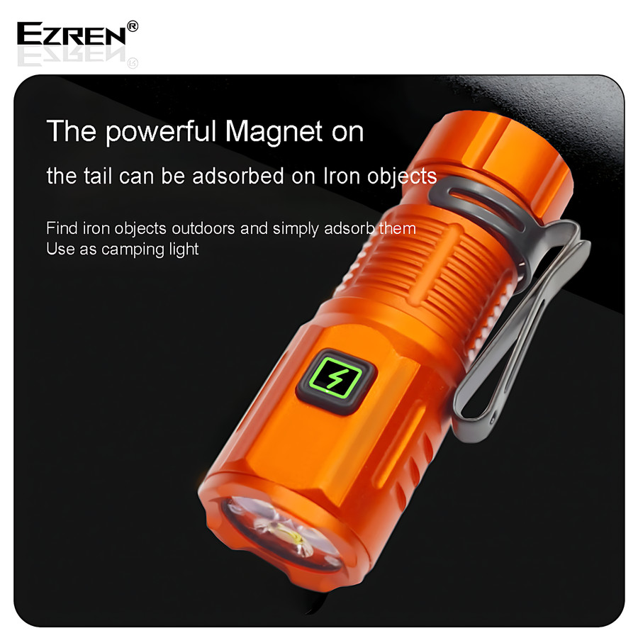 Jual Ezren EZ-F30 Senter Mini Flashlight Mini Ultra Bright Torches ...