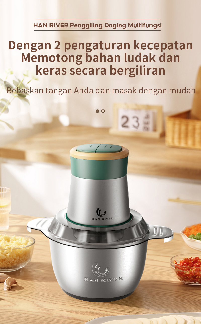 Jual [Pengiriman dari Banjarmasin]HAN RIVER Blender Chopper Food