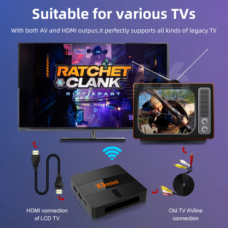 Jual Tripsky X9mini Android Tv Box 4K Stb Android Tv Box Android 14 Ram ...