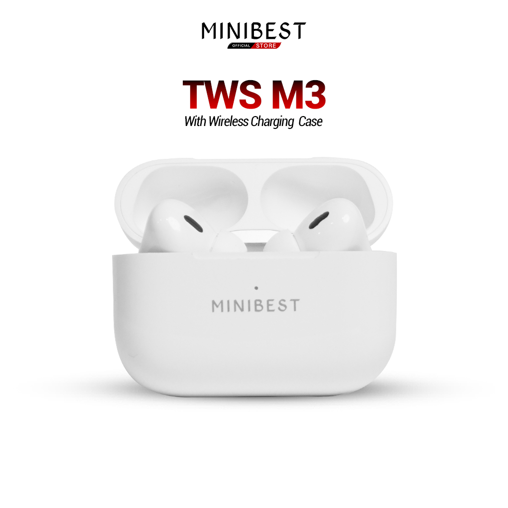 MINIBEST M3 TWS Earphone Headset Bluetooth V5.2 Wireless Chip H1