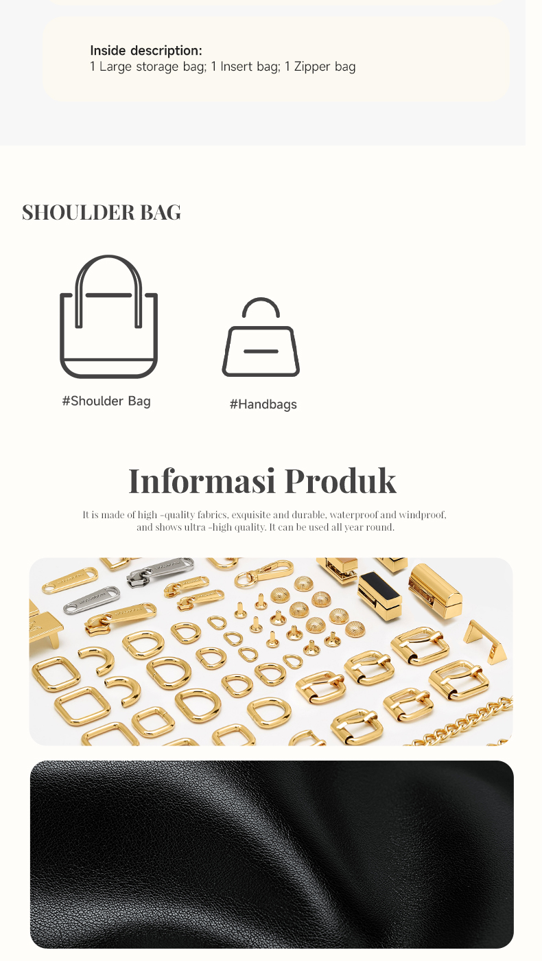 Jual MOSSDOOM Tas Slingbag Leya Bag Tas Bahu Wanita Tas Import | Shopee