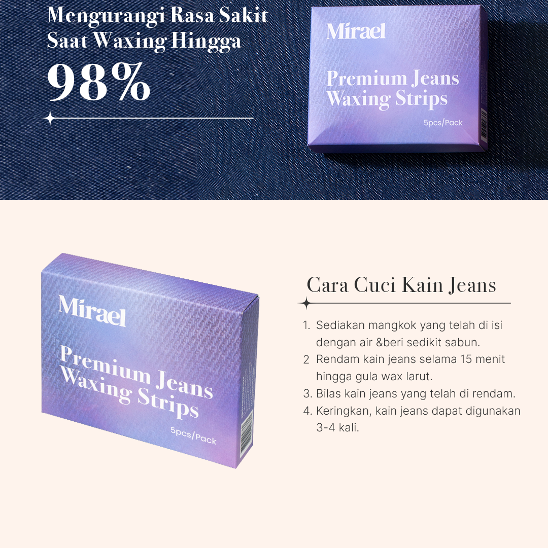 Jual MIRAEL Kain Jeans isi lembar Shopee Indonesia