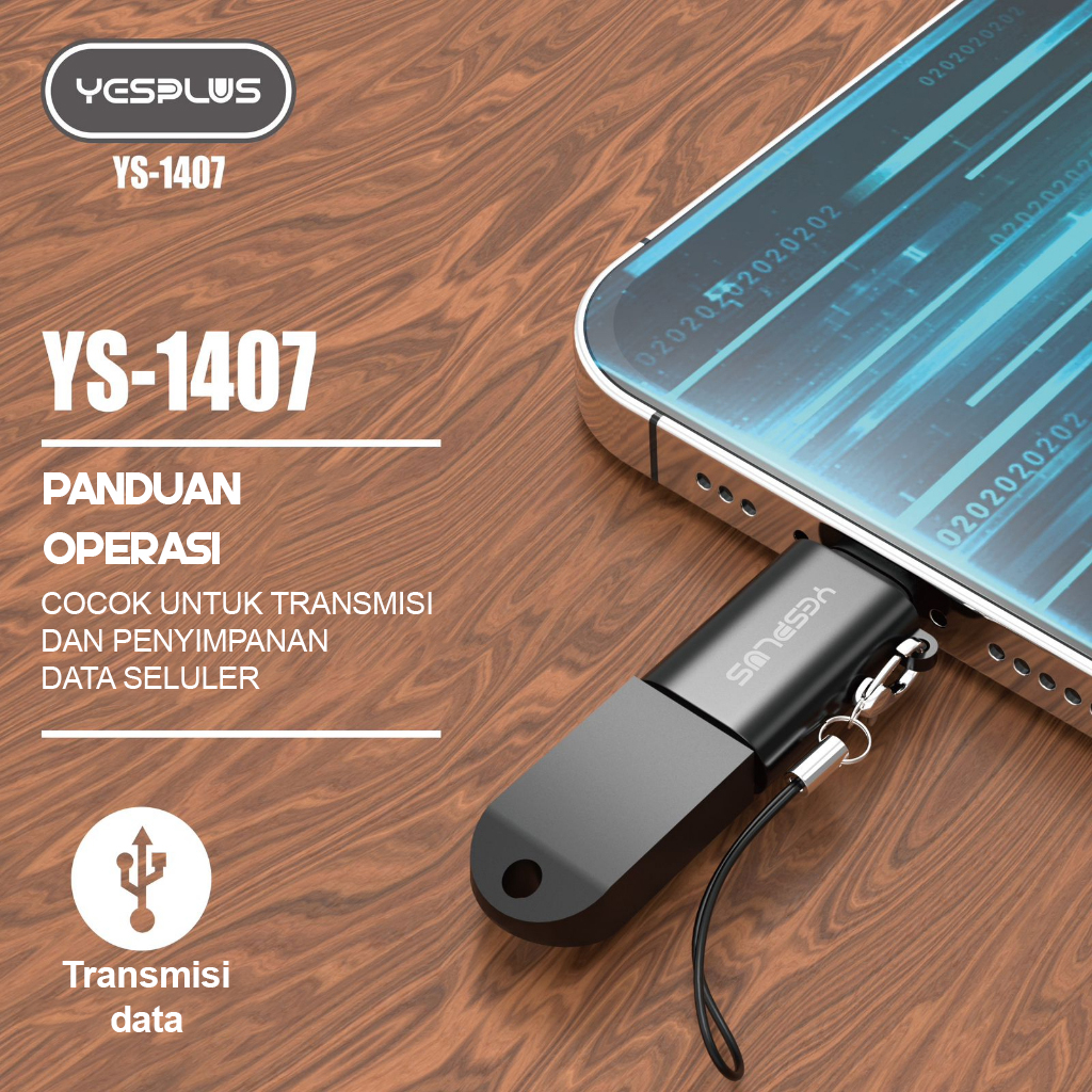 Jual Otg USB YESPLUS YS-1407 Flash Driver For Smart Phone For Micro ...