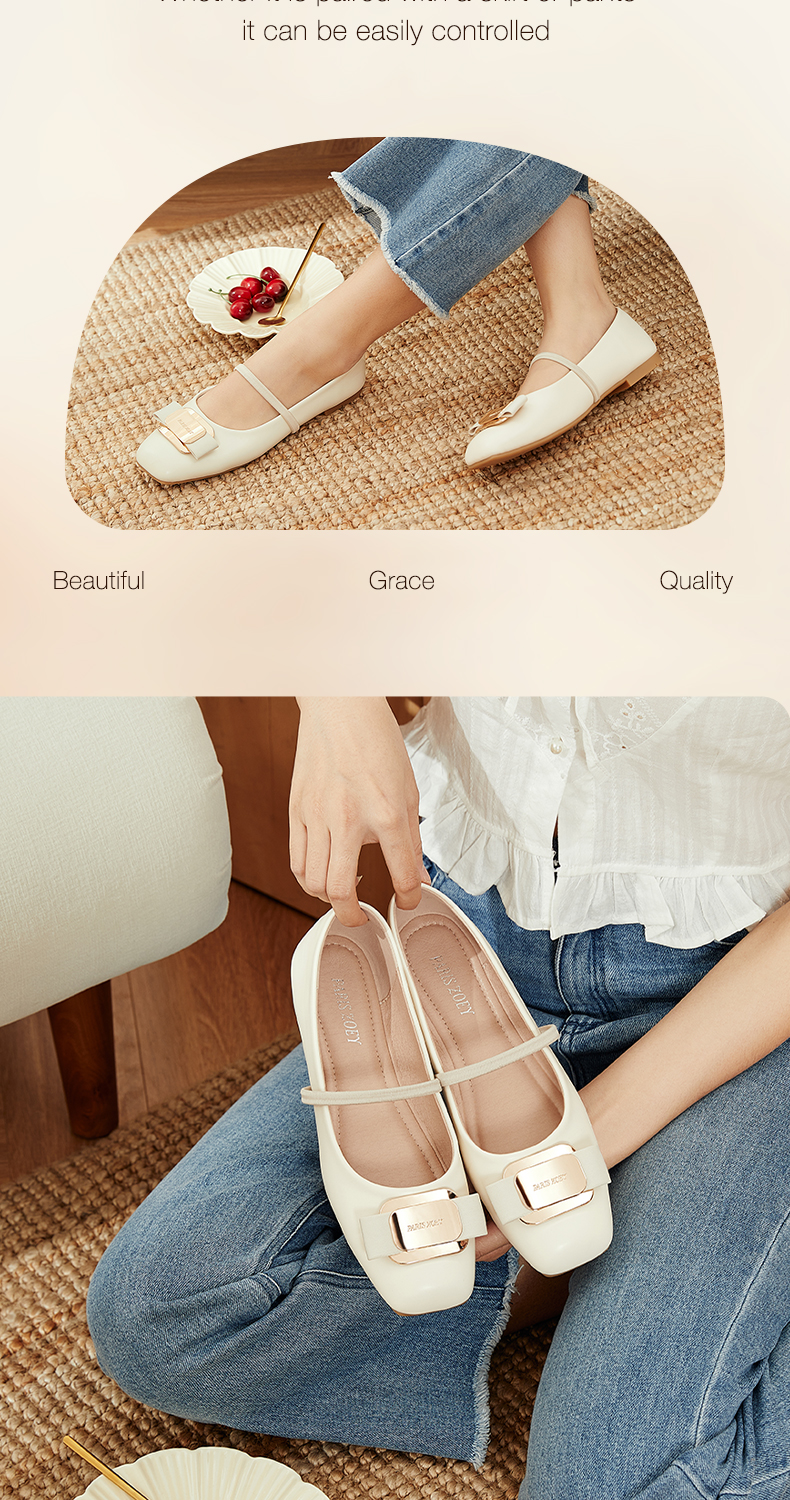 Jual Paris Zoey Bonnie Flatshoes Ballet Wanita PZX2824202 | Shopee ...