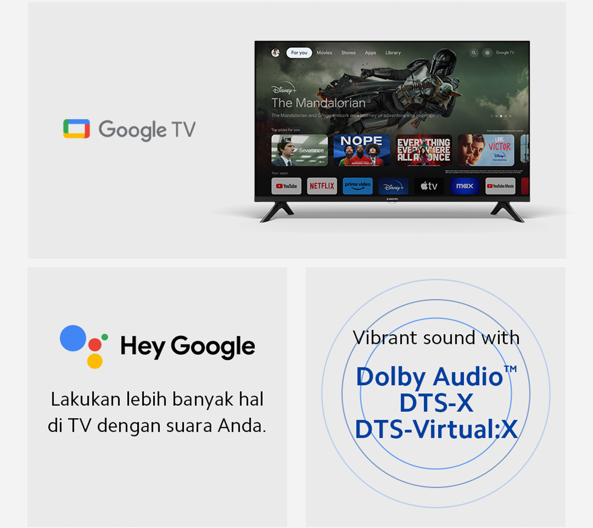 Jual Xiaomi Google TV A 32 | Dolby DTS Audio | Smart WIFI Jual Xiaomi Google TV A 32 | Dolby DTS Audio | Smart WIFI