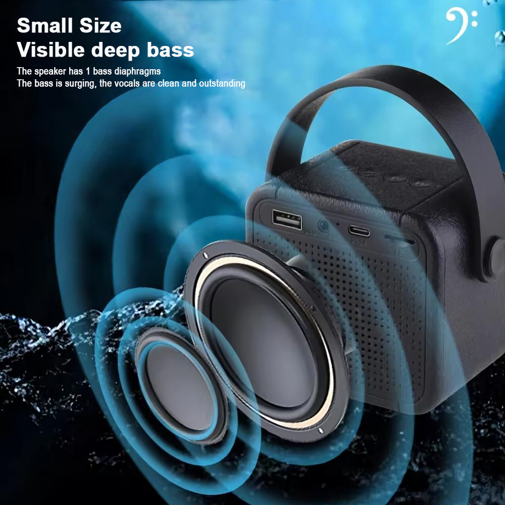 Jual KISONLI Speaker Bluetooth Mini 5.3 S1 Stereo TWS Sound Deep Bass ...