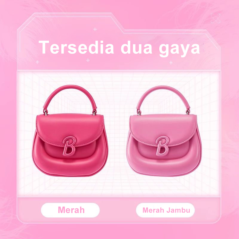 Jual Miniso x Barbie Collection Tas Selempang Fancy Crossbody Handbag ...