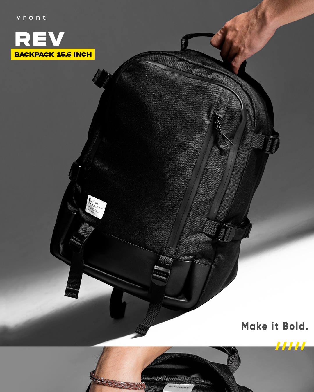 Jual VRONT - Laptop Backpack - Rev | Shopee Indonesia