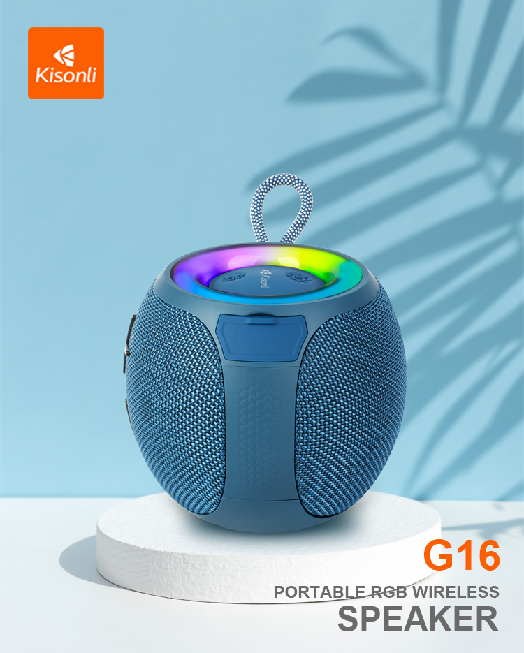 Jual KISONLI Speaker Bluetooth Wireless G16 RGB TWS Stereo Portable ...