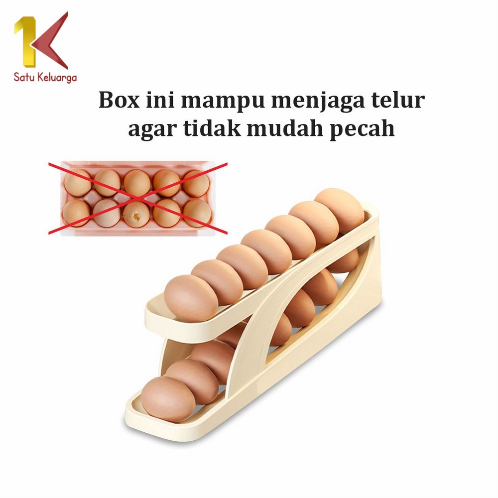 Jual Satu Keluarga Tempat Telur Ayam Kulkas 2 Tingkat Bergulir Otomatis ...