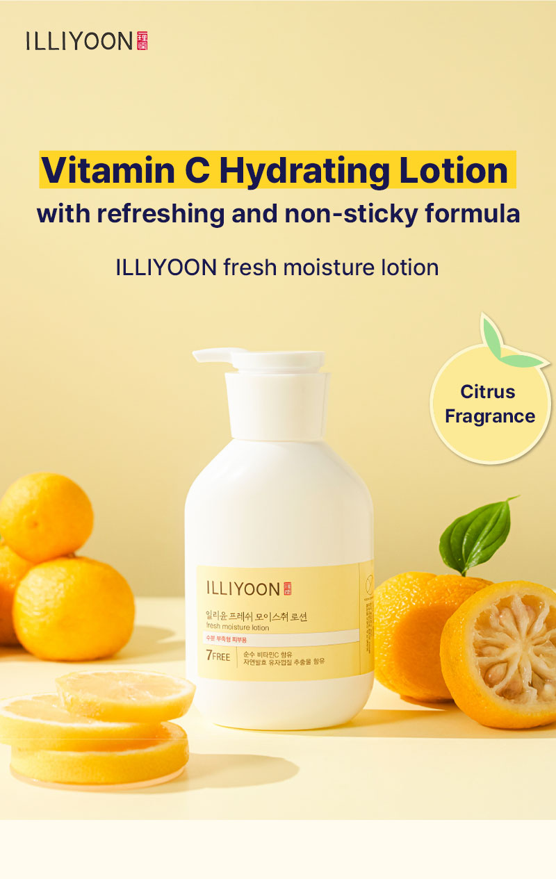 Jual ILLIYOON Fresh Moisture Lotion 350ml Body Lotion Melembapkan dan