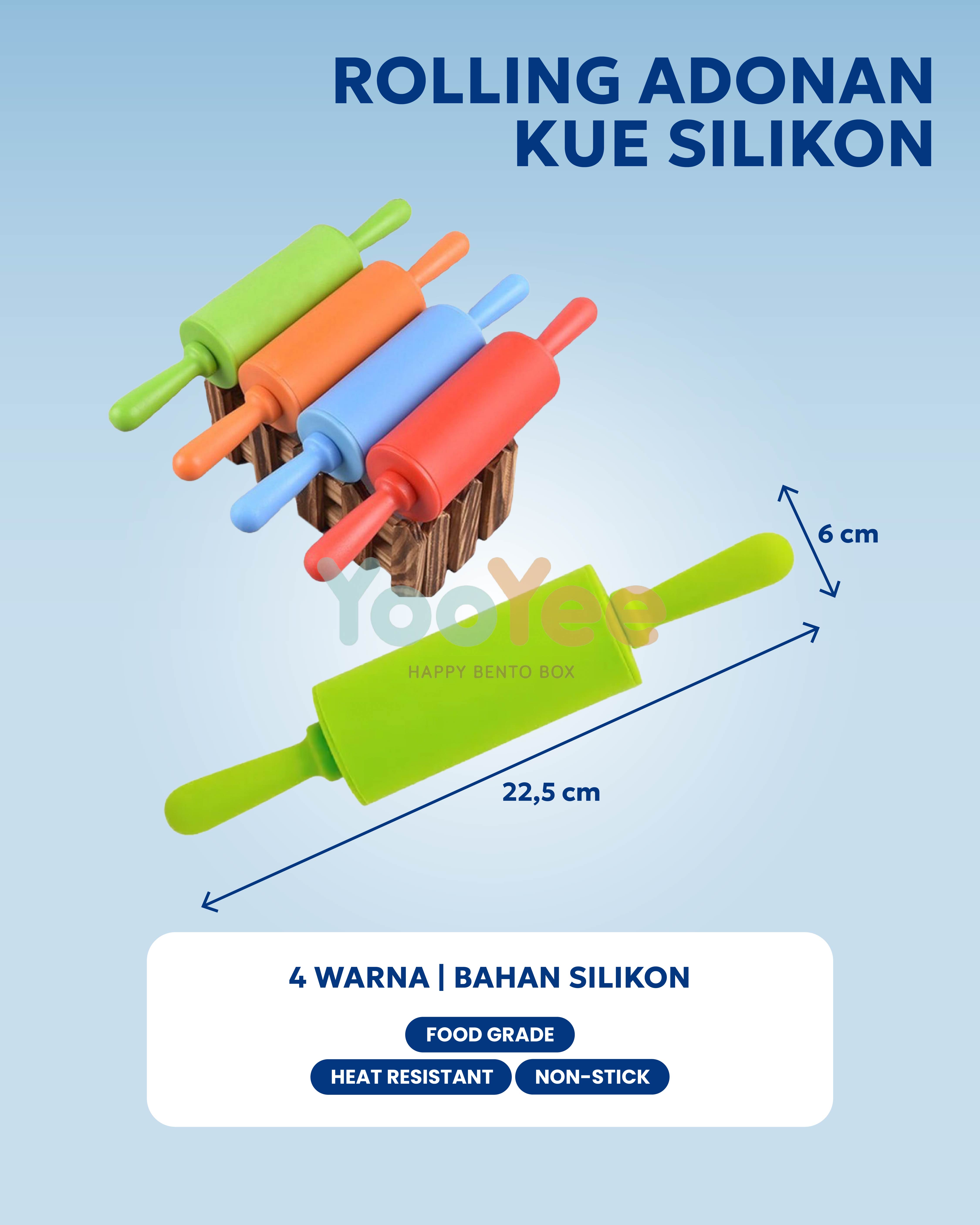 Jual Yooyee Rolling Penggiling Adonan Kue Roti Silikon | Shopee Indonesia