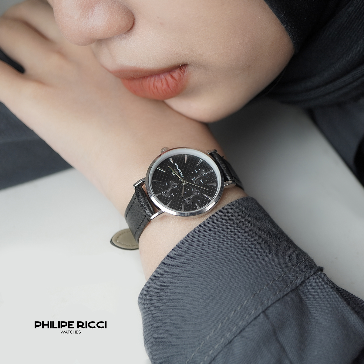 Jual PhiLipe Ricci Jam Tangan Wanita Sangat Tipis 100% Original Kulit ...