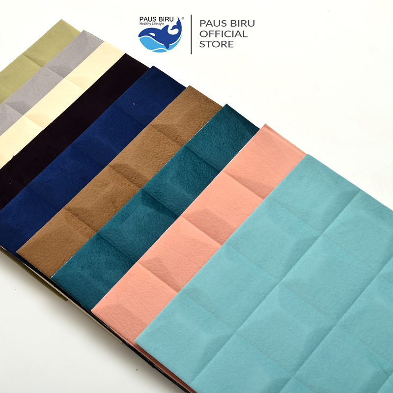 Jual Paus Biru - Wallpaper Sticker Foam Bulu Beludru Flanel Motif ...