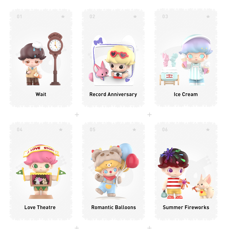 Jual POP MART Dimoo Dating Series Blind Box Action Toys Figure Birthday ...