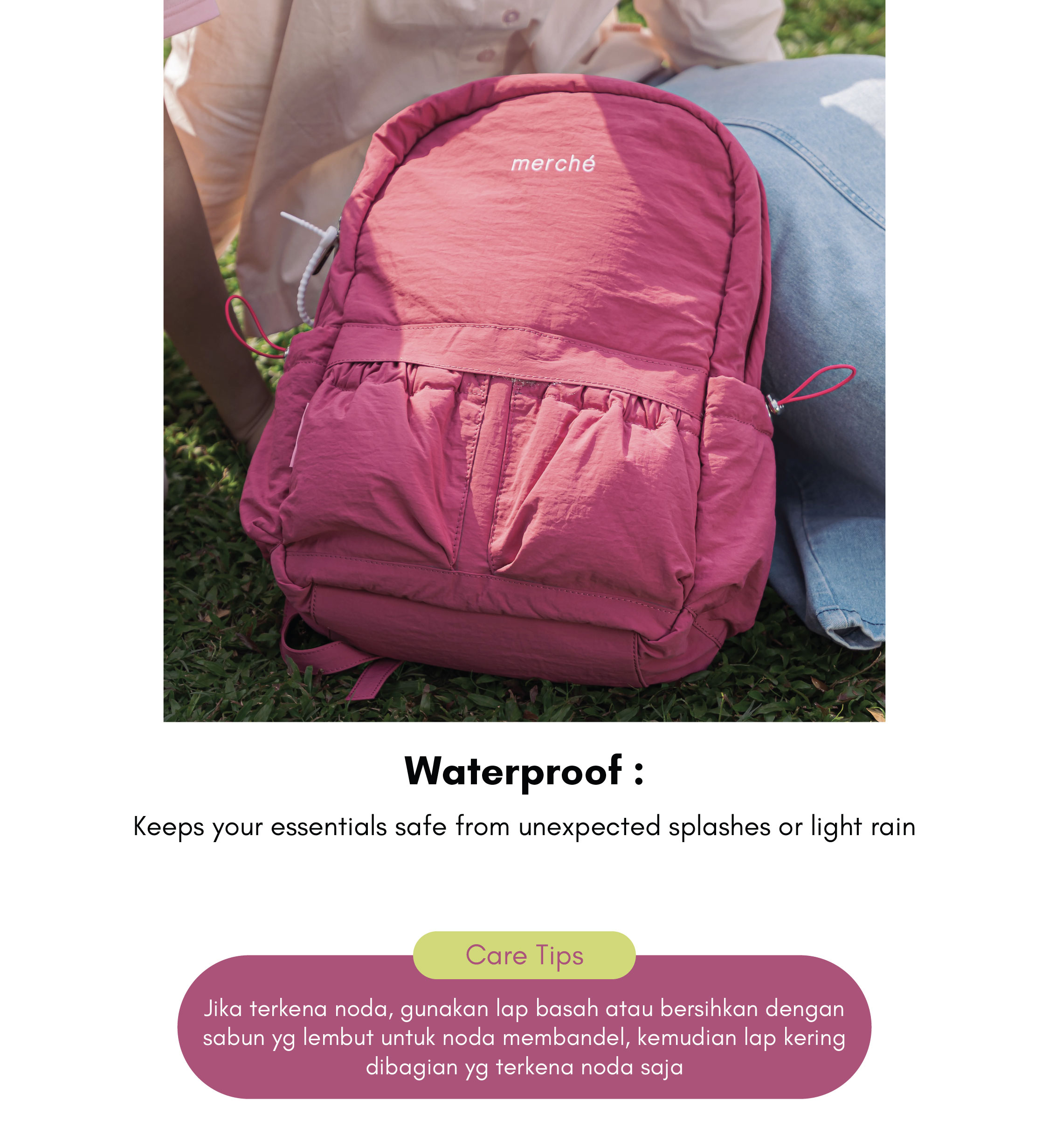 Jual Merche Tas Ransel Wanita Bona | Shopee Indonesia