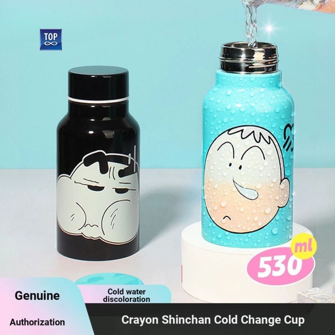 Jual Crayon Shin-chan Water Cold Change Cup 530ml Stainless Steel ...