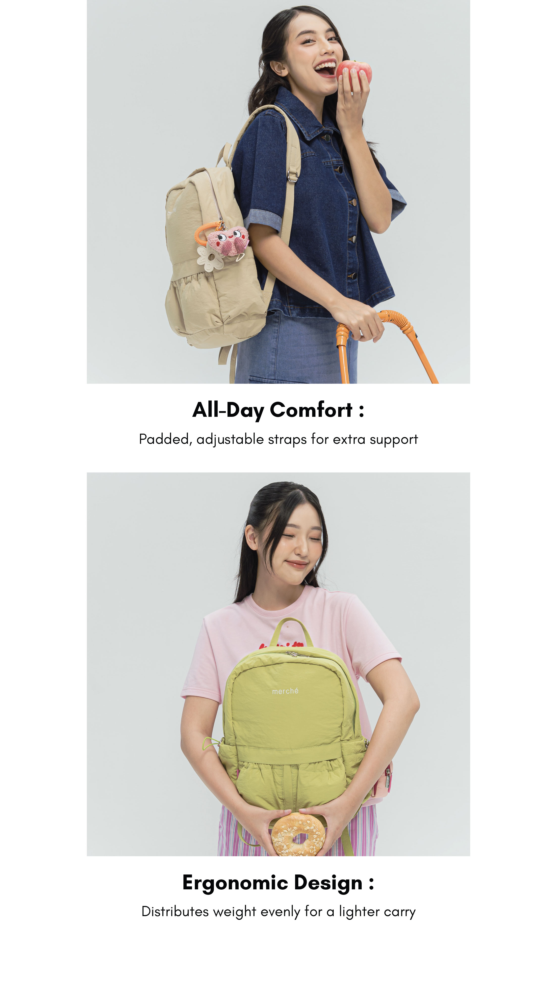 Jual Merche Tas Ransel Wanita Bona | Shopee Indonesia