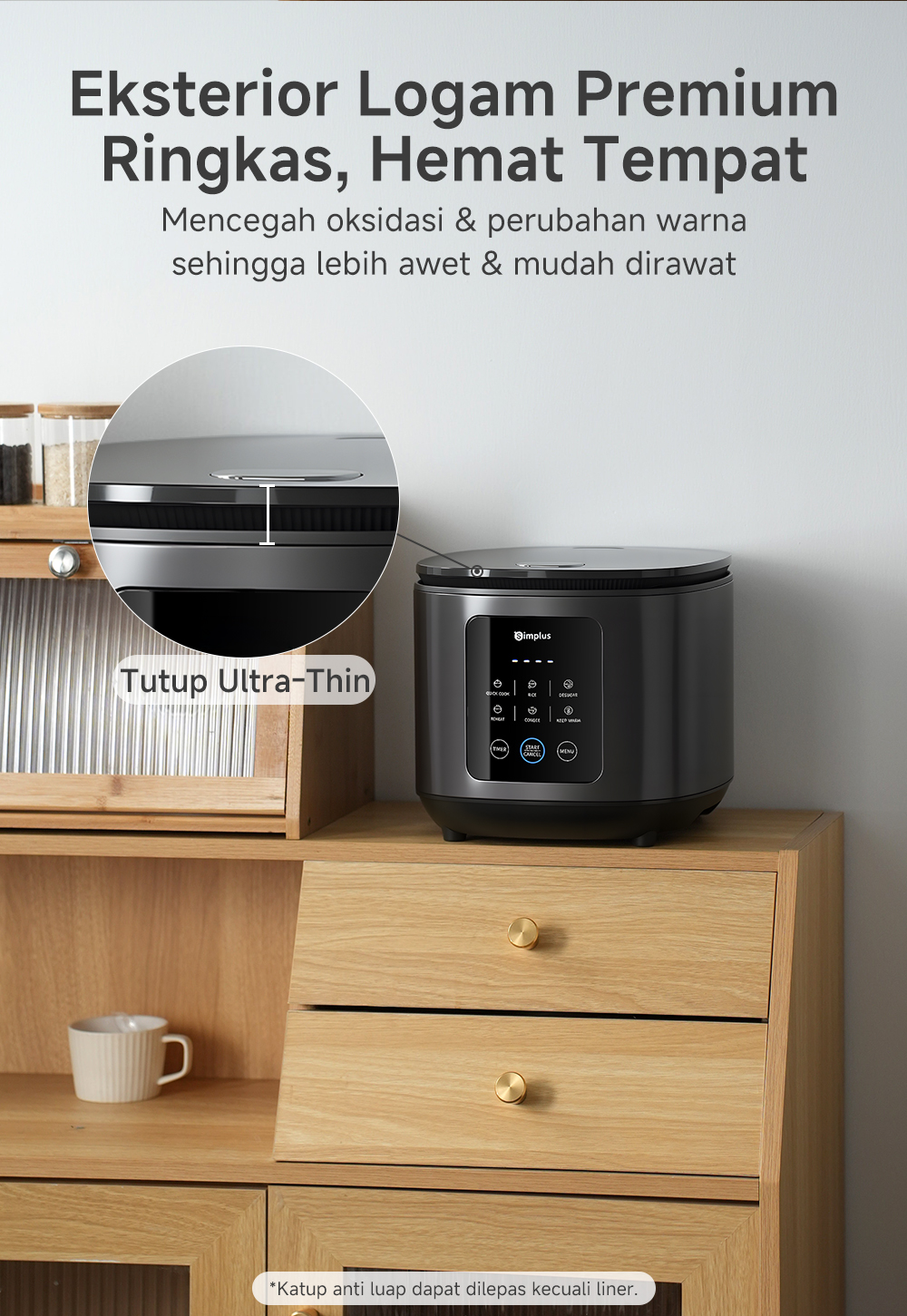 Jual Simplus Rice Cooker MagicCom 4L Nasi Rendah Gula Rendah Kalori ...
