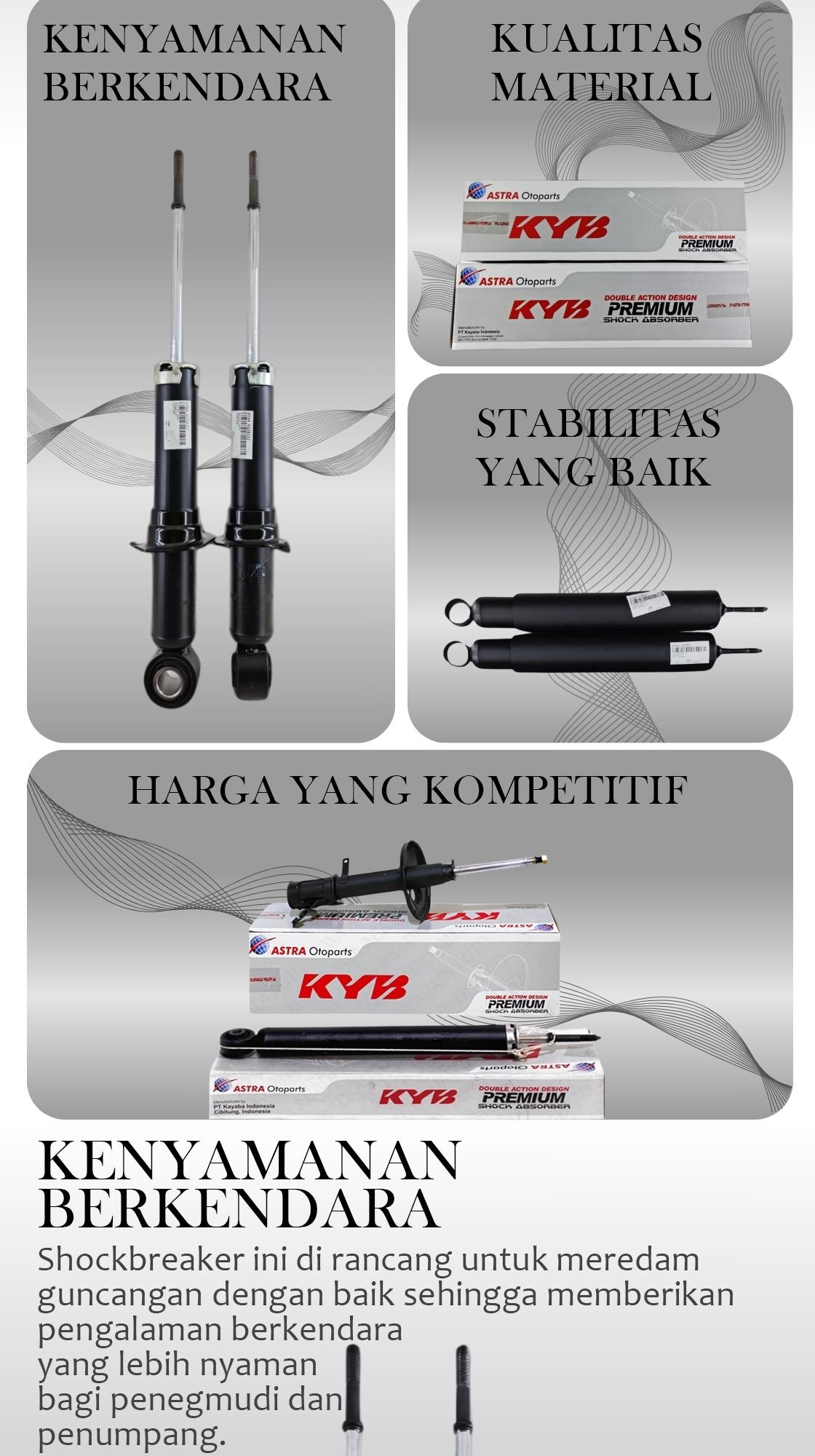 Jual Kayaba / KYB Premium Shockbreaker Mobil All New Avanza / Xenia ...