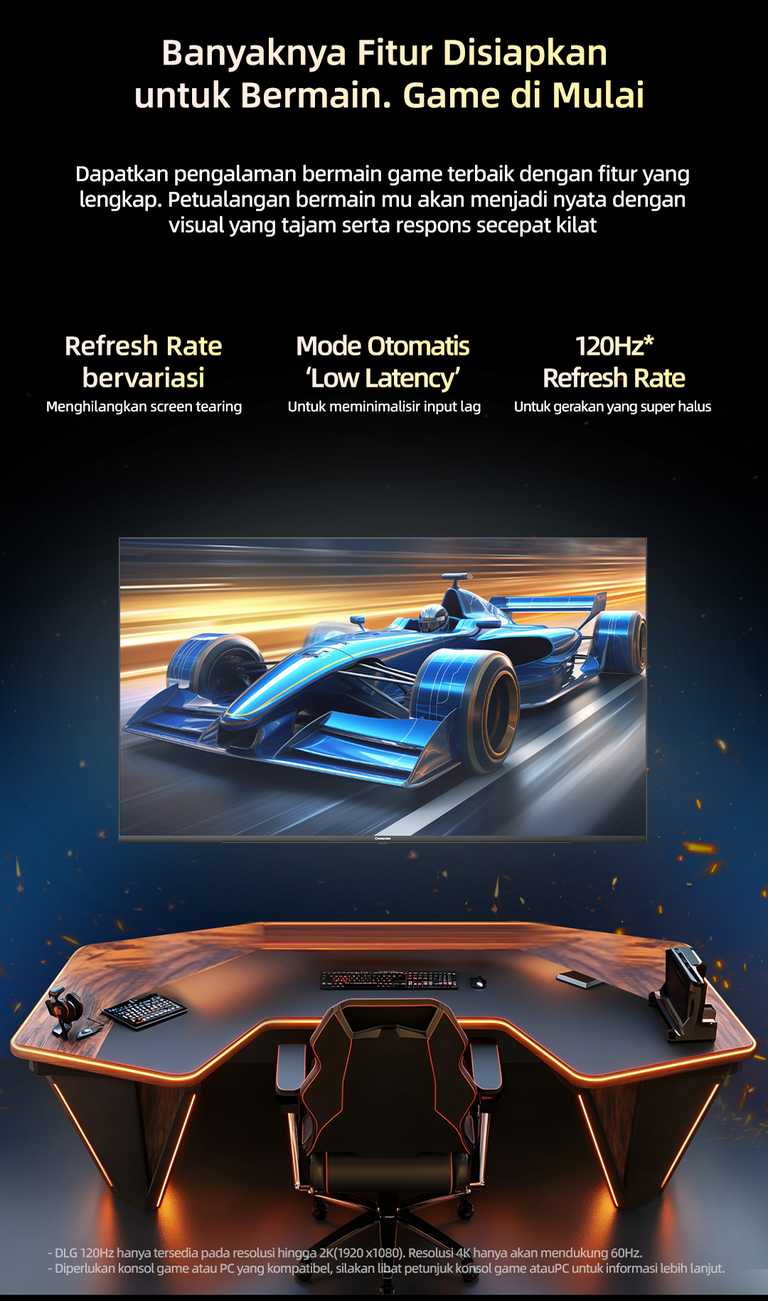Google TV Changhong 43 Inch - 55 inch Smart TV 4K UHD-HDR10 DBX Dolby Audio Google Assistant Netflix Youtube Digital TV (U55G7N Pro)