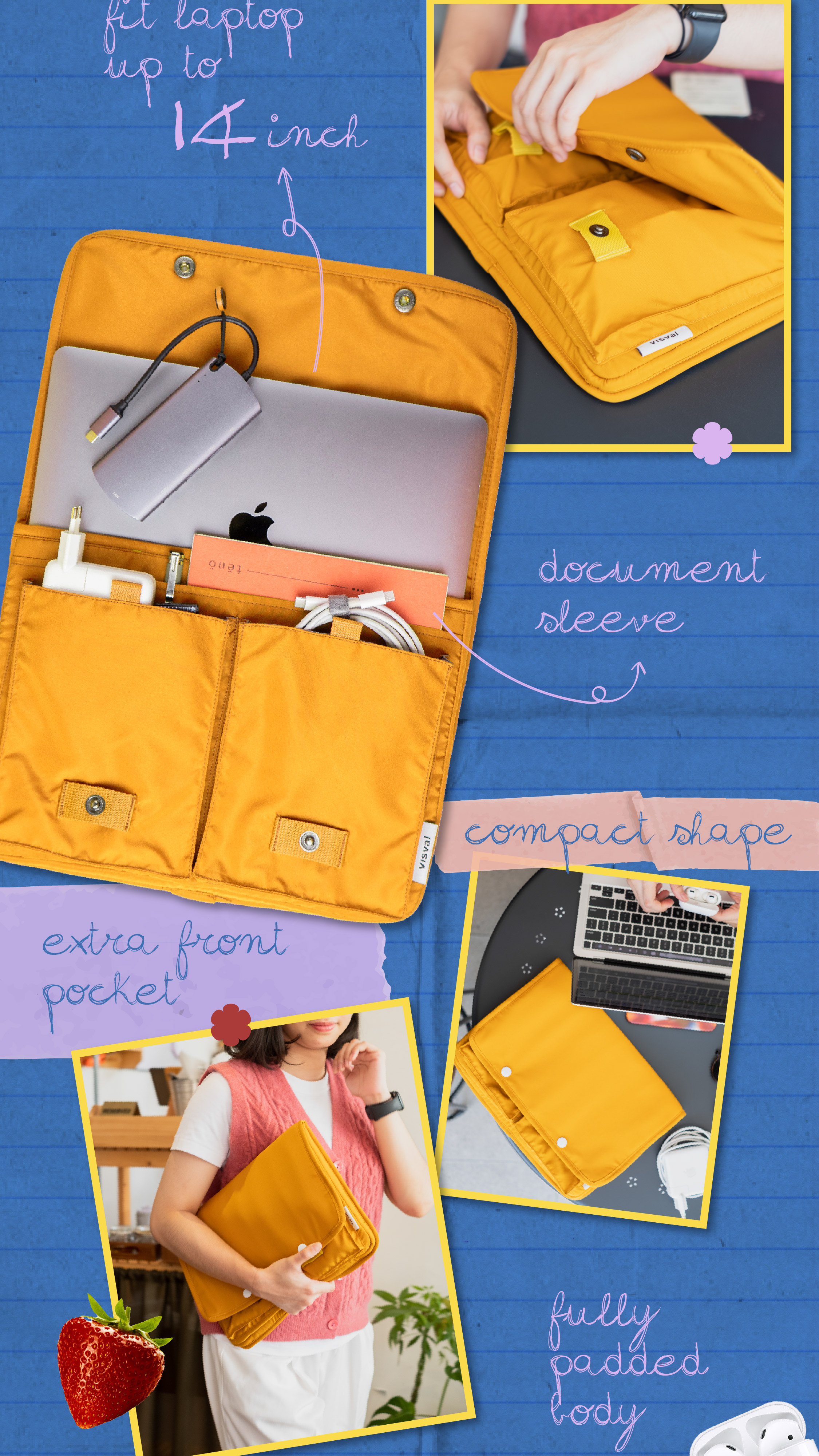 Jual Laptop Sleeve Sinno Visval Tas Laptop Laptop Case