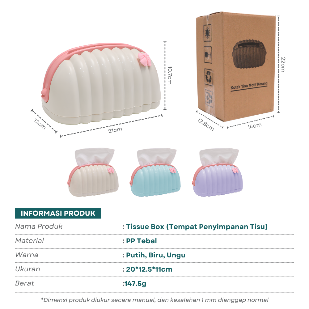 Jual [BUNDLING HEMAT] JOYCOOK Kotak Tisu Mini Pouch Tempat Tisue Mini ...
