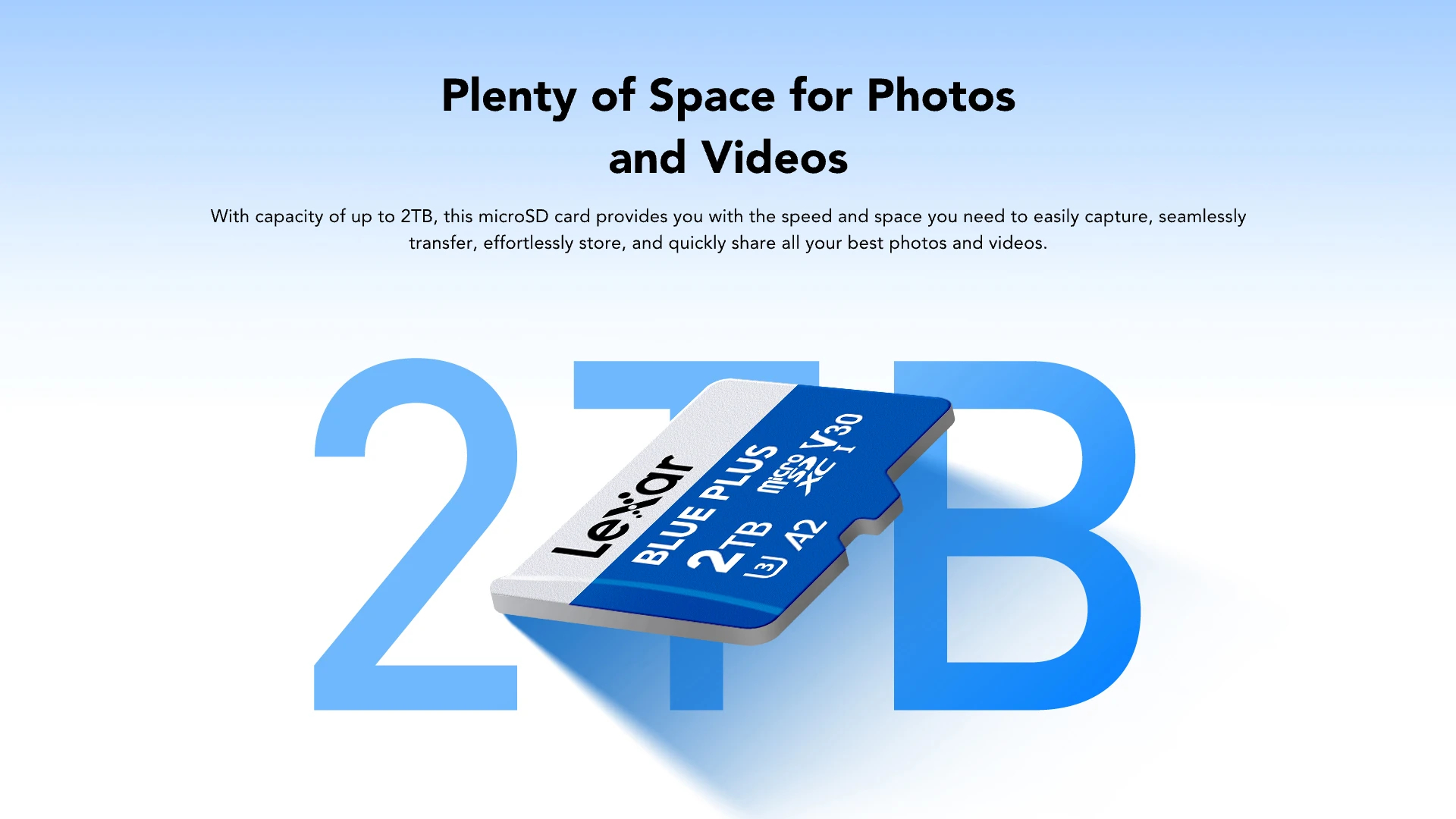 Jual Lexar Microsd BLUE PLUS UHS-I Class 10 32GB / 64GB / 128GB / 256GB ...