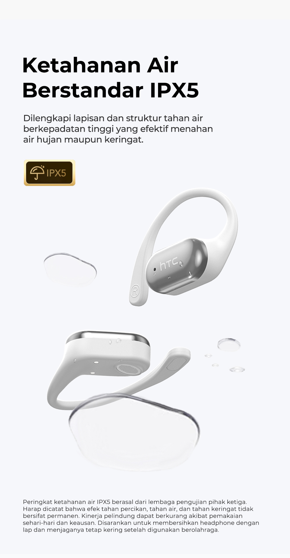 Jual HTC NE37 OWS TWS Earphone Nirkabel Bluetooth V6.0 Terjemahan AI ...