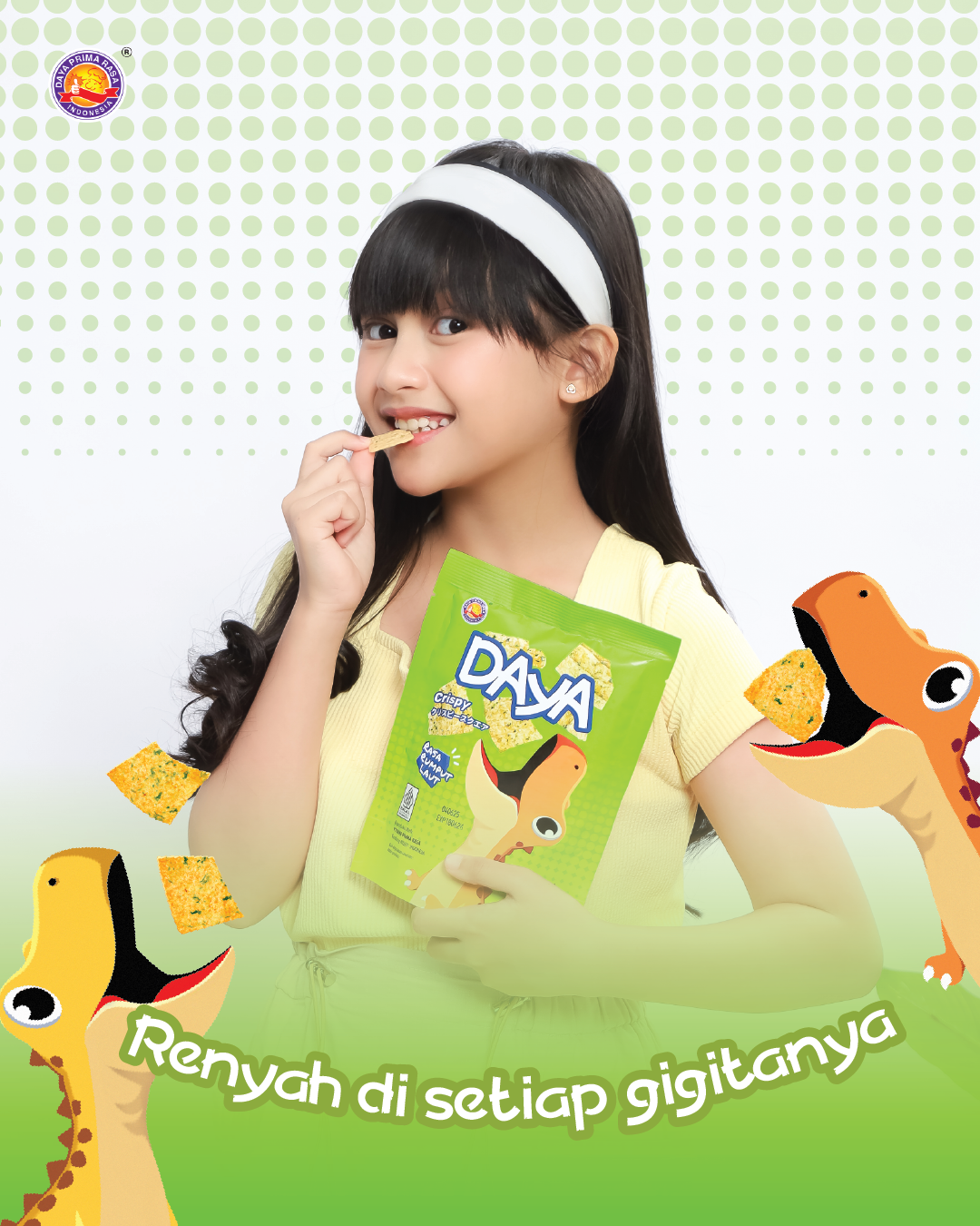 Jual DAYA Crispy Snack Kemasan Pouch Crispy18gr Rasa Balado Rasa Rumput ...