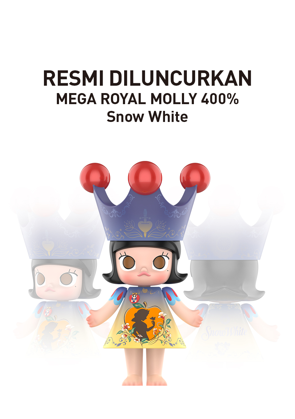 POPMART Mega Molly Snow White 400% 【公式通販】