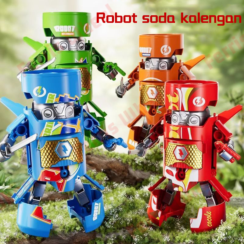Jual Ferris Wheel 2in1 soda deformasi robot soda tangki pejuang 2 ...
