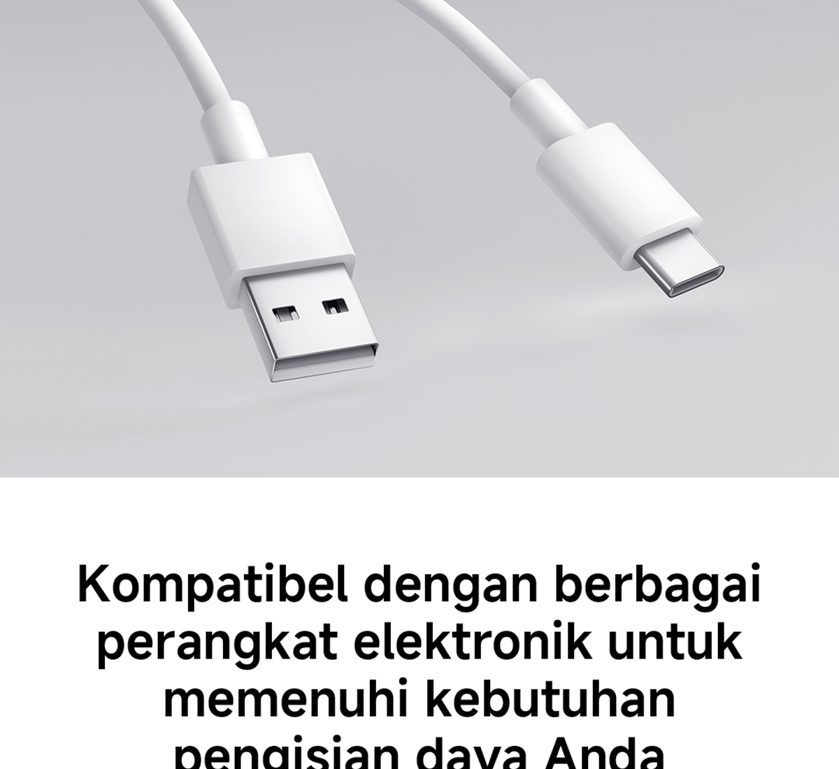 Xiaomi 3A USB-A to USB-C Cable (1m) 3A speed Bend Lifespan  480Mbps High-Speed data transfer Safe and durable [Official Store]