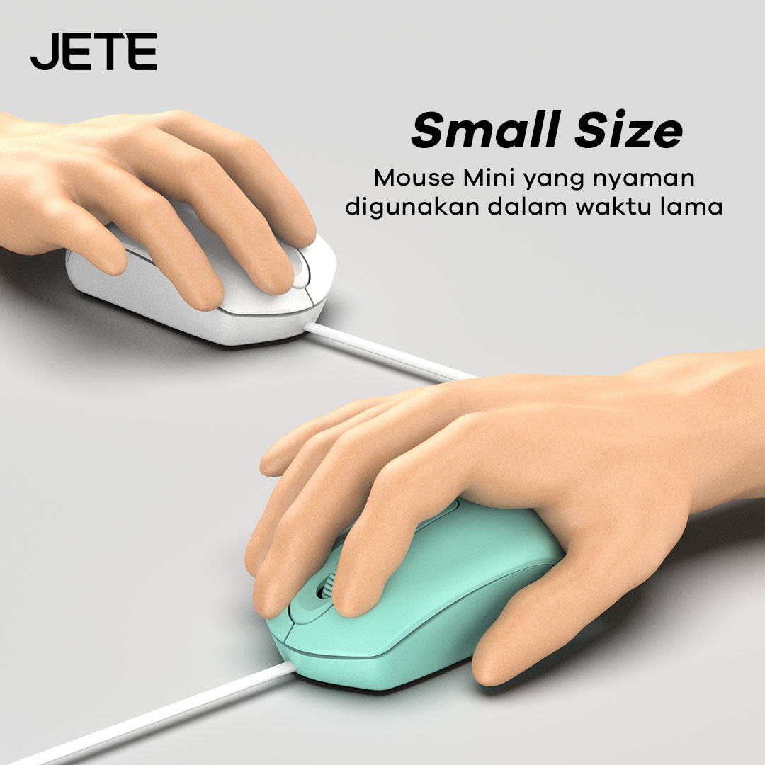Jual JETE MO101 Mouse Kabel 1200 DPI Optical Technology - Garansi Resmi ...