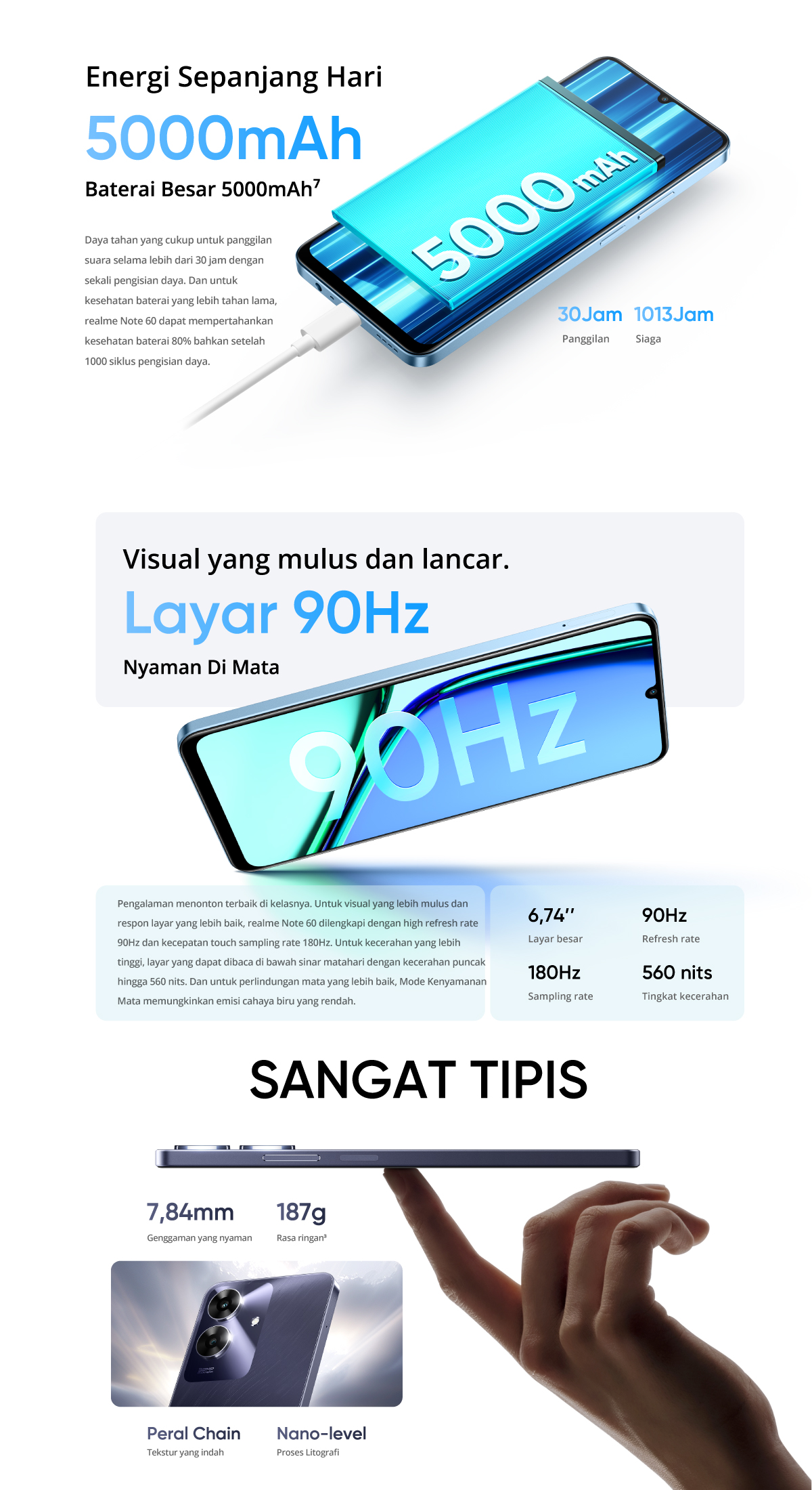 Jual realme Note 60 4GB+8GB*|64GB (ArmorShell™ Protection | TUV ...