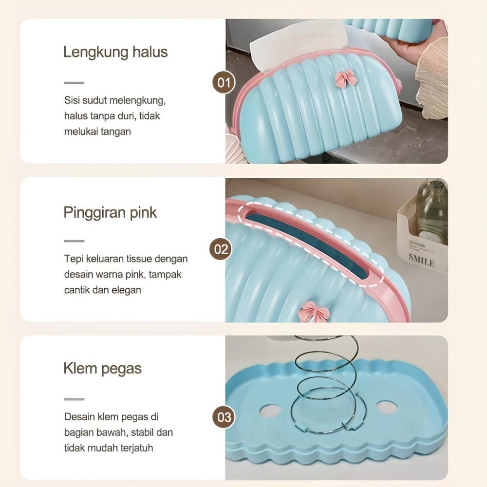 Jual JOYCOOK Kotak Tisue Mini Lucu Kotak Tisue Mini Pouch Kotak Tisu ...