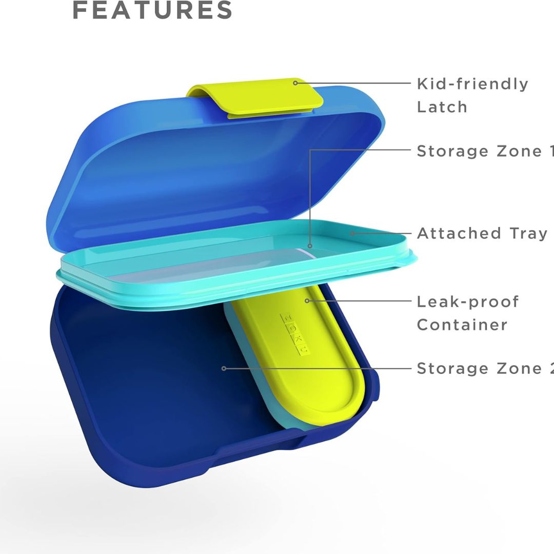 Jual Zoku Kotak Bekal Anak untuk Roti & Snack - Neat Bento Jr Lunch Box ...