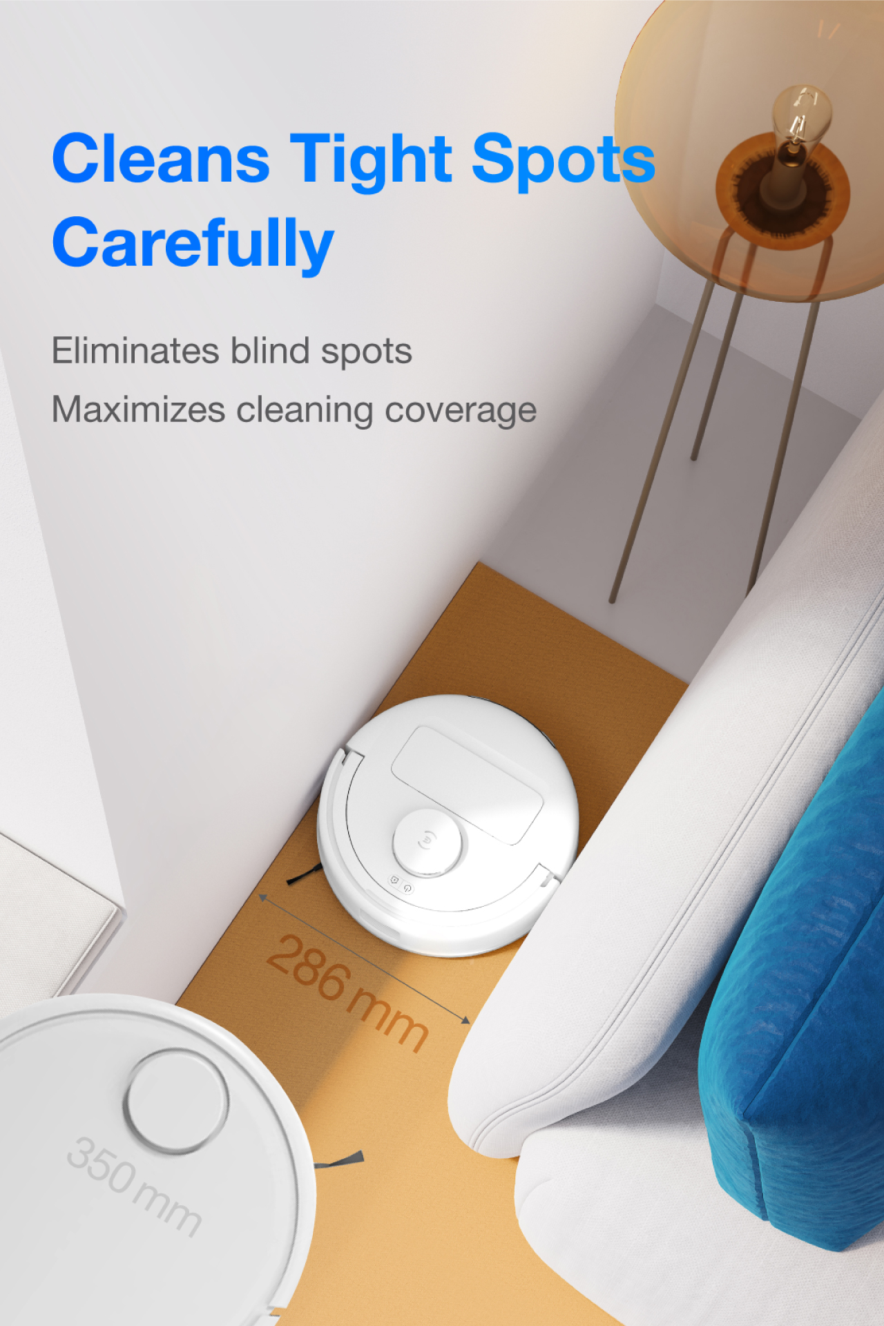 Jual ECOVACS DEEBOT MINI Robot Vacuum Cleaner Compact But Powerful ...