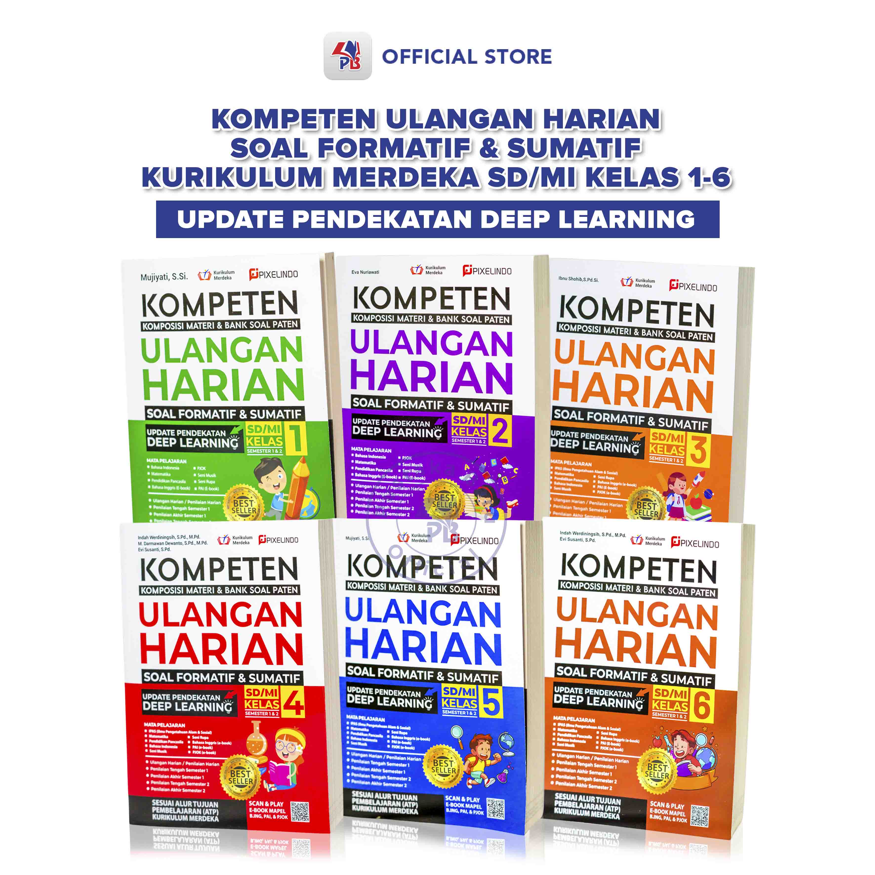 Jual Buku Ulangan Harian Kurikulum Merdeka SD / Kompeten Ulangan Harian ...