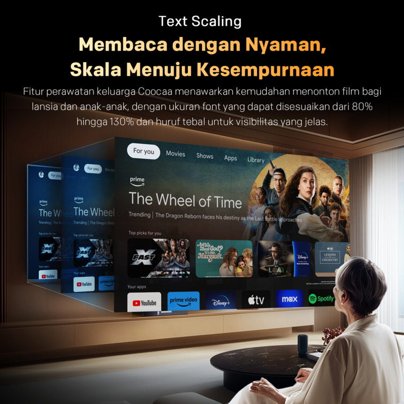 Jual COOCAA TV 32 inch Z55 - Google TV - Eye Care 5.0 - Voice Control ...