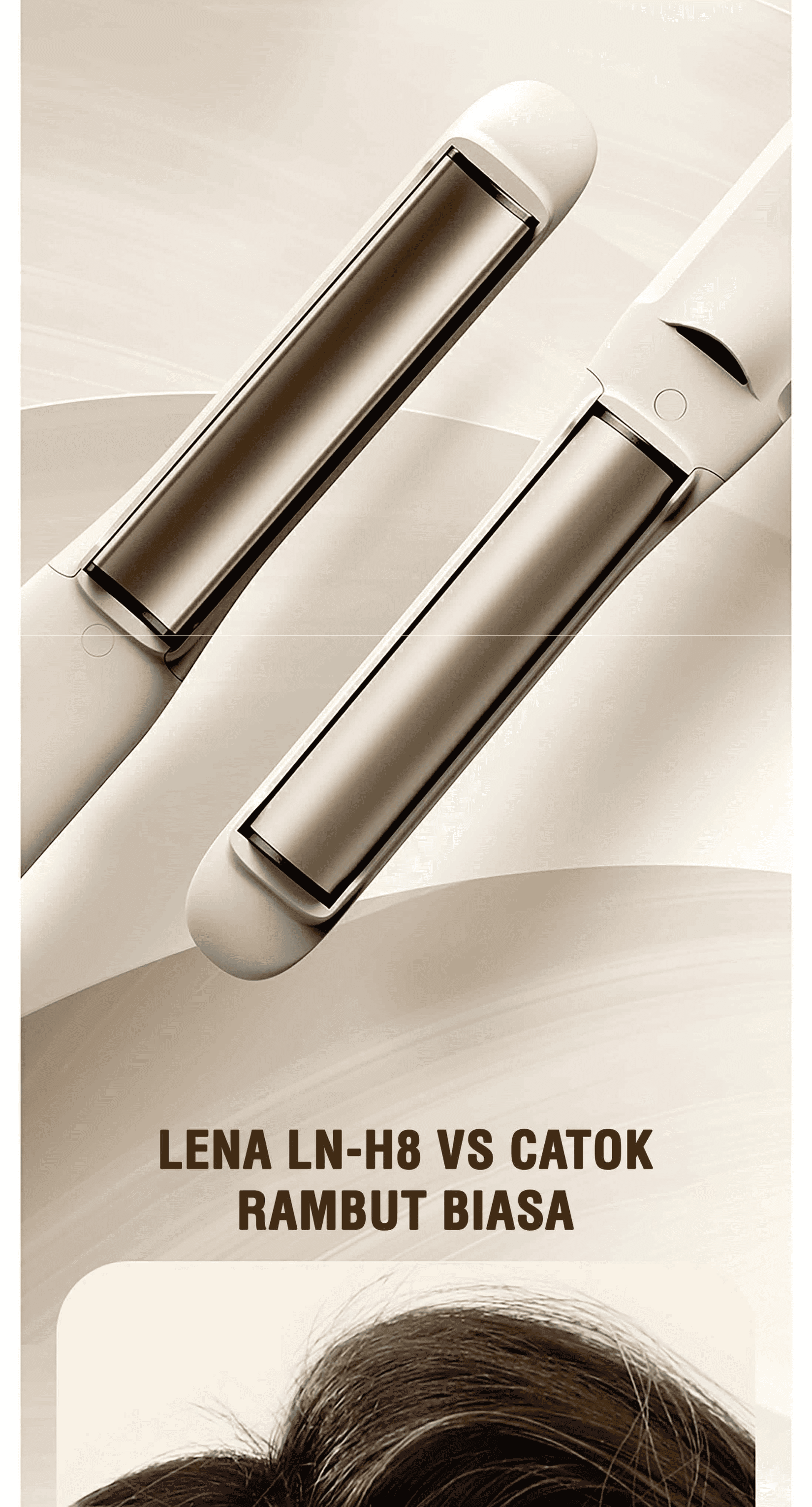 Jual Lena Root Lift Hair Styler LN-H8 - Catokan Rambut Anion Negative ...